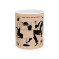 Agatha Christie Book Club Ceramic Mug, Bookish Gift