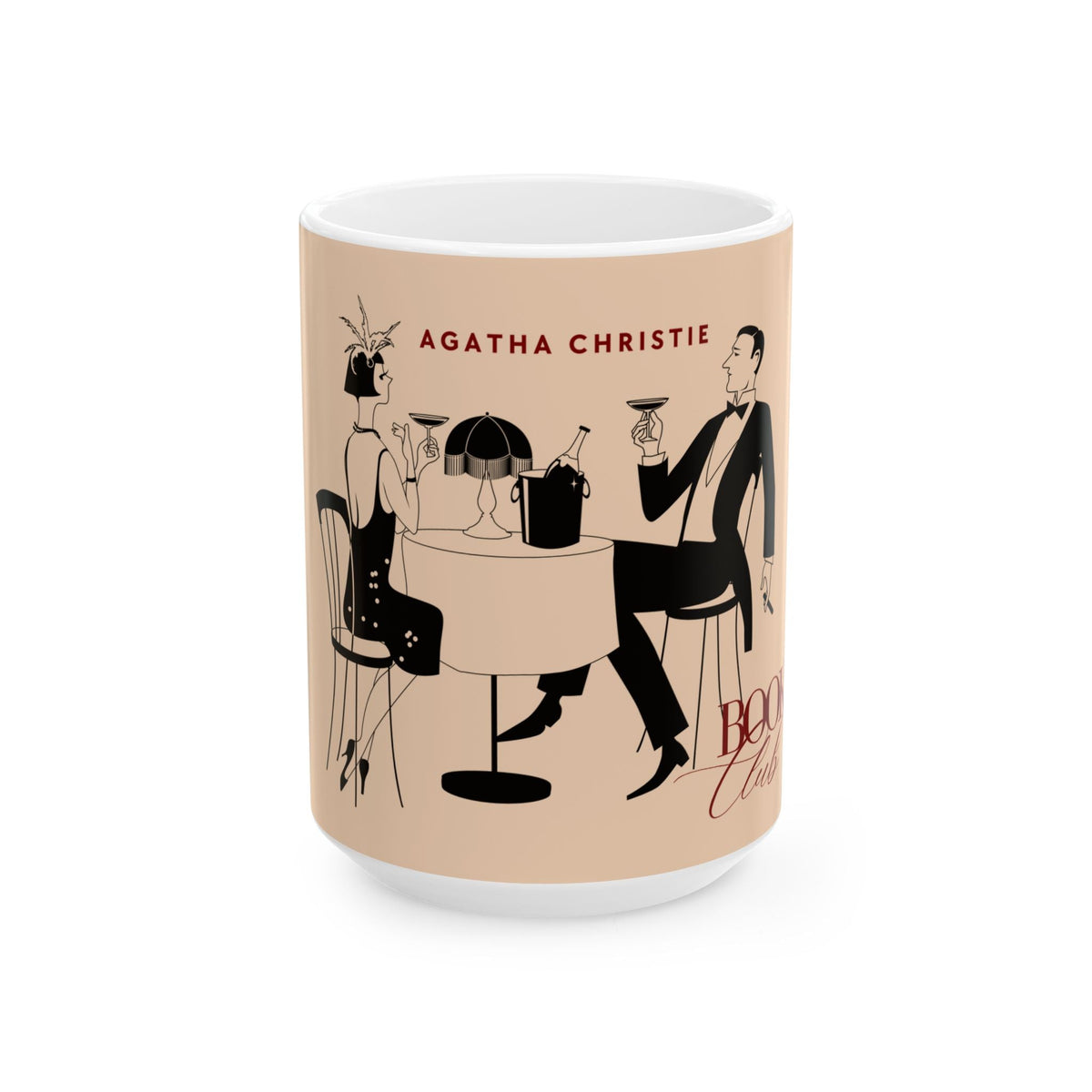 Agatha Christie Book Club Ceramic Mug, Bookish Gift