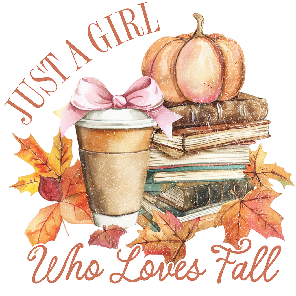 Just a Girl Who Loves Fall Glass Cups